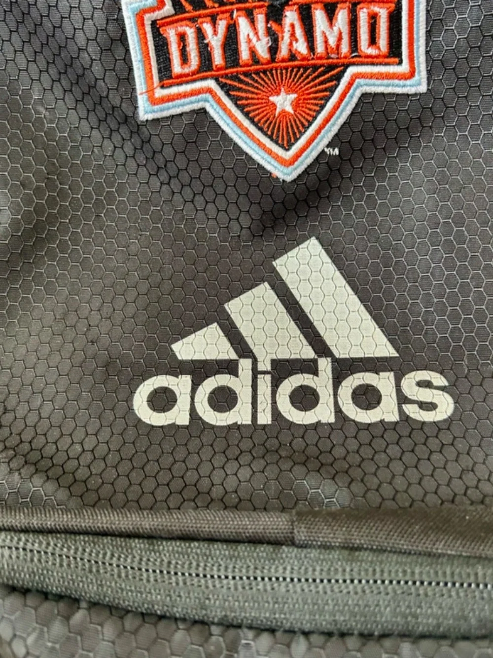 Houston Dynamo Backpack - Adidas - Shoe Pocket Ball Pocket Cup Holder Mesh Nylon